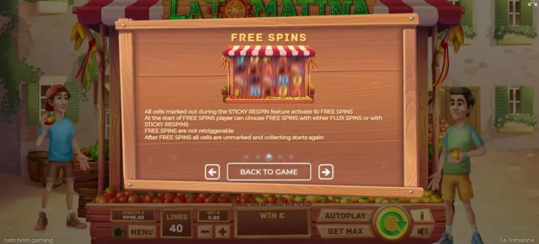 Reglas de los giros gratis de La Tomatina