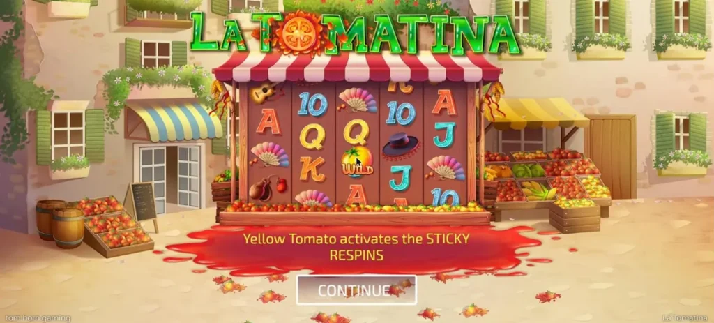 Tomate amarillo de Sergio que activa Sticky Respins